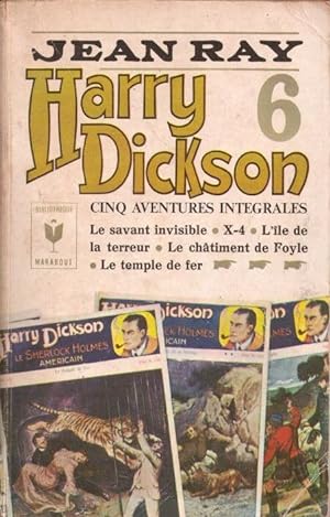 Harry dickson tome 6 Le savant invisible X4 L'île de la terreur Le châtiment des Foyle Le temple ...