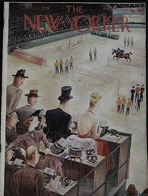 The New Yorker November 11,1939 Constantin Alajalov Cover, Complete Magazine