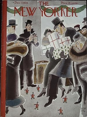 The New Yorker December 7, 1935 Robert Day Cover, Complete Magazine