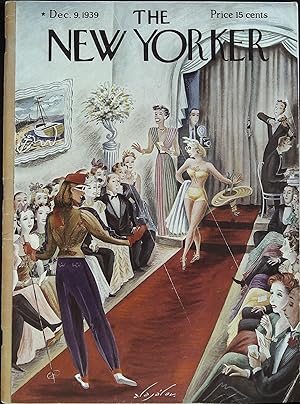 The New Yorker December 9,1939 Constantin Alajalov Cover, Complete Magazine