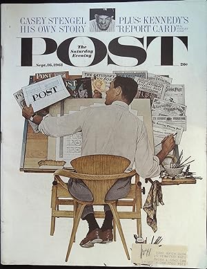The Saturday Evening Post September 16, 1961 Norman Rockwell Cover
