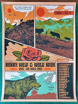 Bob Weir and Wolf Bros- 2023 -Tour Poster - VIP