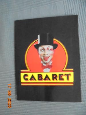 Programme du Spectacle CABARET - 1987 tournée à Paris, Theatre Mogador