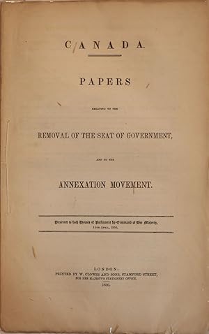 Papers relative to the re-annexation of the Island of Cape Breton to the government of Nova Scotia