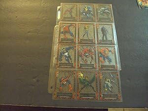 1994 Marvel Spider-Man Complete Suspended Animation Insert Card Set #1-12 Fleer