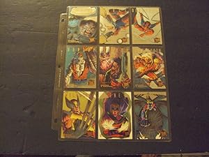 95 Fleer Ultra X-Men Hunters and Stalkers Complete Set 1-9