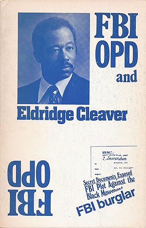 Eldridge Cleaver. FBI OPD and Eldridge Cleaver, Signed