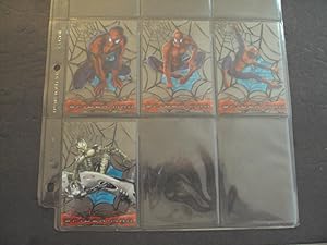 4 2002 Topps Marvel Spider-Man: The Movie Web-Shooter Clear Cards C1-4