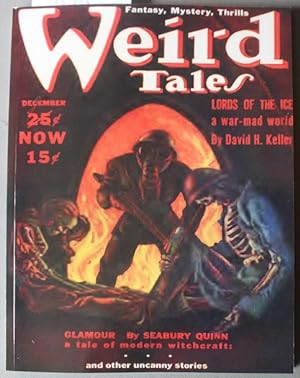 WEIRD TALES (PULP Magazine circa 2022 Reprint) December 1939