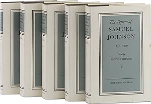 The Letters of Samuel Johnson. Vols I-V (complete)