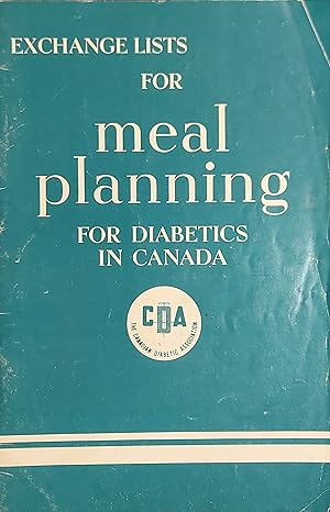 Exchange Lists For Meal Planning For Diabetes