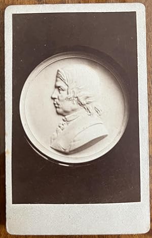 Schumann, Robert: Carte-de-visite photo of a relief