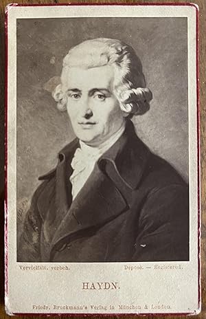 Haydn, Joseph: Carte-de-visite photo of a painting