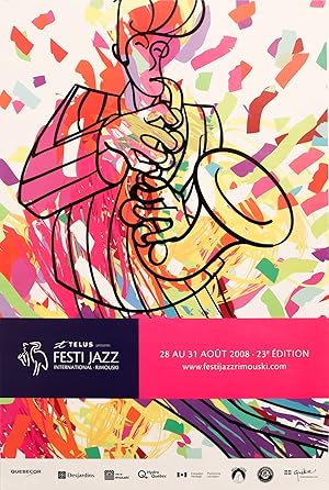 2008 Canadian Music Poster, Festi Jazz Rimouski