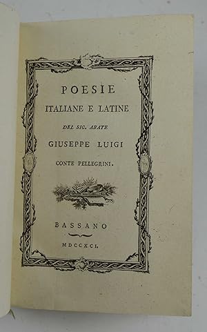 Poesie italiane e latine&