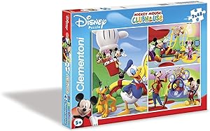 Clementoni Puzzle Mickey's House 3 x 48 Teile