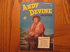 Fawcett Comic Andy Devine Western #1 1950 6.5 Scarce in Condition! Golden Age