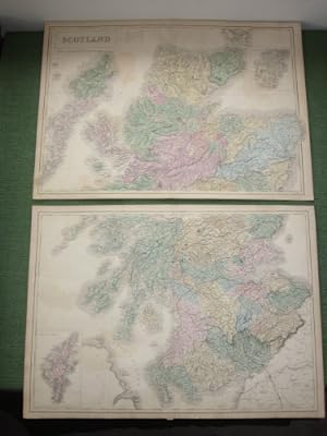 Scotland, [two sheets[from The General Atlas of the World 1857]