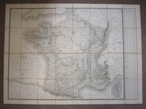 Carte Physique, Administrative et Routiere de la France, indiquant aussi la navigation interieure...