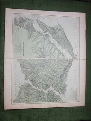 The Dardanelles and the Troad [also] The Bosphorus and Constantinople, two sheets joined as issued