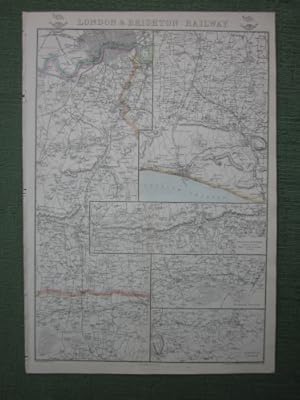 London and Brighton Railway, from Cassell's Weekly Dispatch series