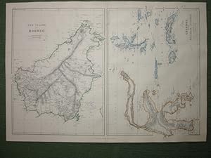 The Islands of Bornea' together with 'Celebes and the Molucca Islands', [from The Imperial Atlas ...