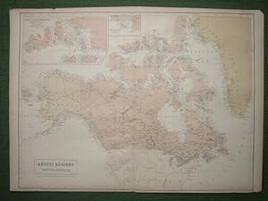 Arctic Regions and British America, Containing all the Discoveries in the Arctic Sea up to 1853, ...