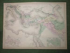 The Ancient World, Map with the Principal Countries of the Ancient World, Extending from the Alps...