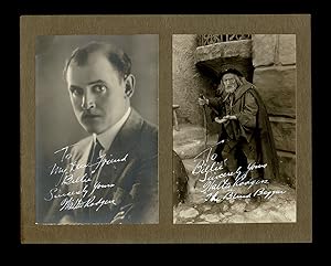 [Hollywood Actor] Two Signed Photos of Walter Rodgers
