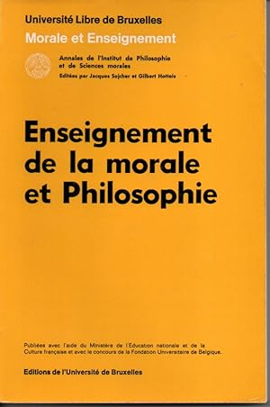 Enseignement de la morale et philosophie