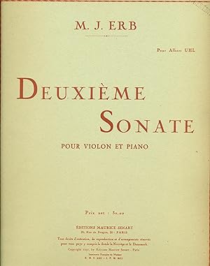 Erb, Marie Joseph: Deuxi_me Sonate pour Violon et Piano