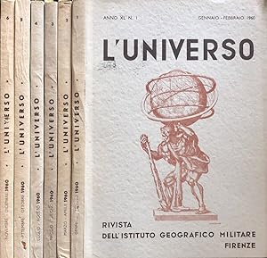 L'Universo anno XL 1960 Rivista dell'Istituto Geografico Militare
