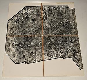 4 Second World War Aerial Bombing Run Folding Photographs. 9B/1708 The RUHR Used by Fredrick Wall...