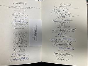 Metahorror First Signed Limited Edition