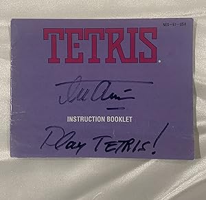 Tetris (Gaming booklet. Signed by Alexey Pajitnov)