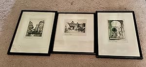 Three Edward J. Cherry Prints (All Signed)
