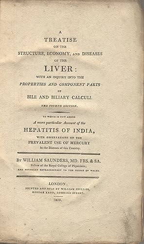 A treatise on the structure, economy, and diseases of the liver