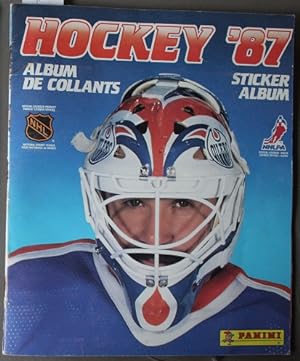 HOCKEY '87 STICKER ALBUM (NHL; Panini Yearbook (Several Pages with Wayne Gretzky include 397 of 3...