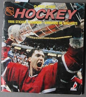 NHL O-Pee-Chee Hockey 1986 Sticker Yearbook - Canadien - Patrick Roy Stanley Cup on Cover (includ...
