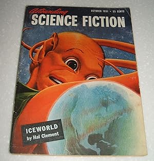 Astounding Science Fiction for October 1951 // The Photos in this listing are of the book that is...