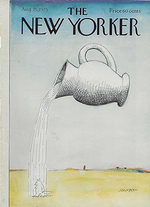 The New Yorker August 25, 1975 Saul Steinberg FRONT COVER ONLY
