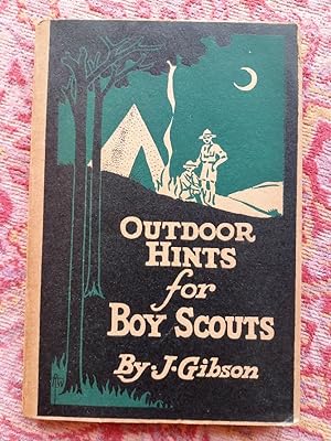 Outdoor Hints for Boy Scouts