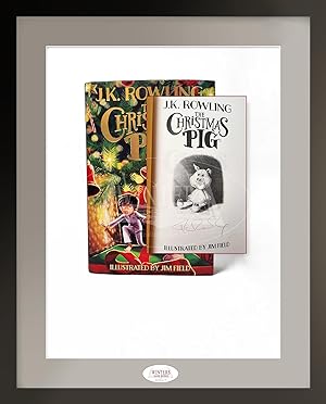 The Christmas Pig - Scarce copy, signed by J.K. Rowling on a special printed leaf