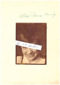 ELLEN PLESSOW (-WIEMUTH, 1891-1967) deutsche Schauspielerin, zunächst in zumeist komischen oder s...
