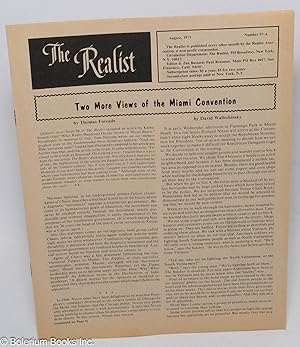 The Realist: No. 97-A, August 1973: Two More Views of the Miami Convention
