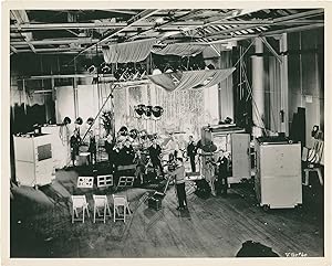 Vintage photograph of Vitaphone Studios in Brooklyn, circa 1929