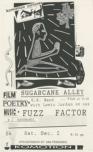 Komotion Pictures: Sugar Cane Alley (Original flyer for a 1989 film screening at San Francisco's ...