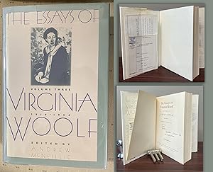 THE ESSAYS OF VIRGINIA WOOLF. Volume 3. 1919-1924. Edited and Inscribed By Andrew McNeillie