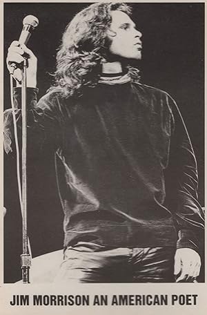 Jim Morrison The Doors An American Poet Rare Postcard