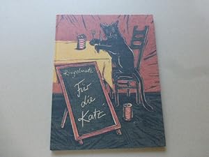 Ringelnatz für die Katz. Fünf Katzengedichte von Joachim Ringelnatz.unter katzenmusik ins Holz ge...